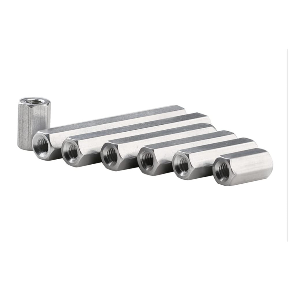Aluminum Alloy Threaded Rod Connector M2.5 Dual Pass Hex Spacer 25Mm For Rc Drone Car 10Pcs 9174973067962