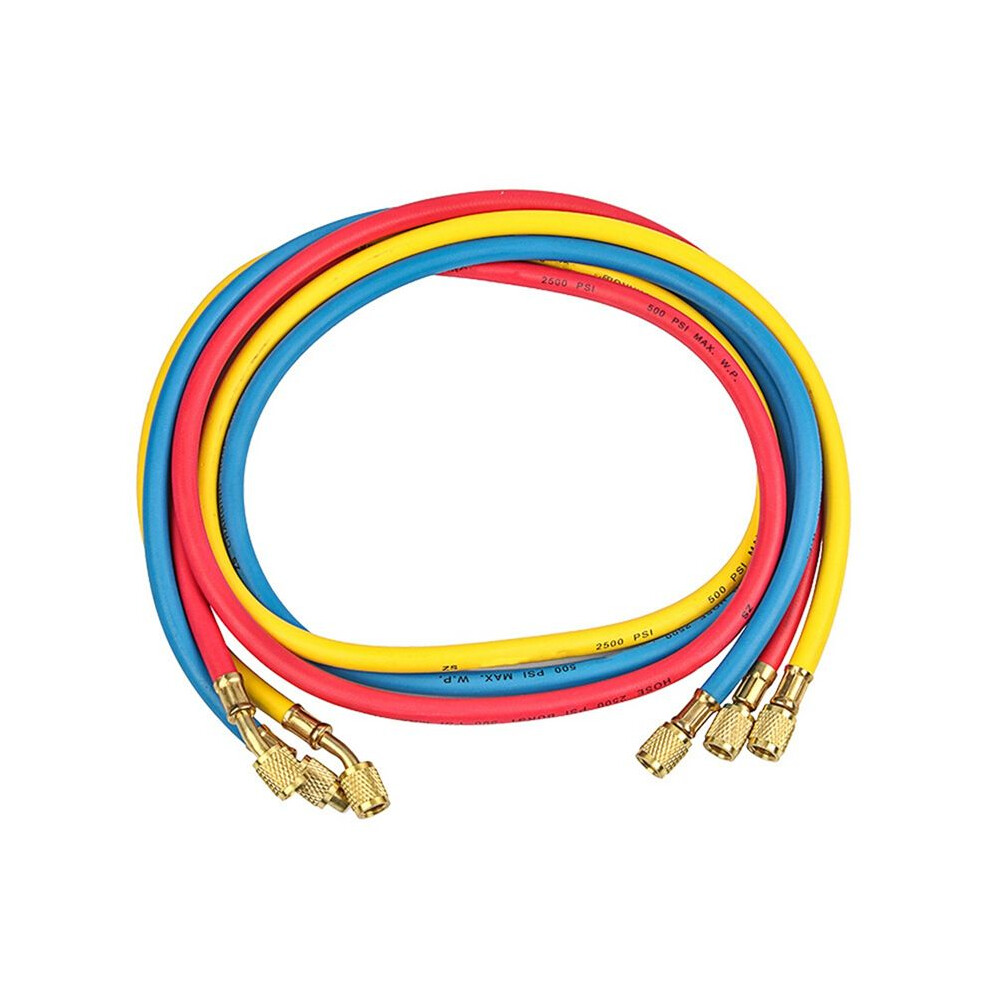 1.5M Ac Charging Hose Tube Kit Hose Low Loss Fittings For R134a R12 R22 Refrigerant Air Conditioning Manifold Gauge 4713004702318