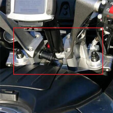 Motorcycle Handlebar Riser Height Adapter Mounts Extension Kit for GTR 1400 ZG1400 Concours 1400 2008-2020