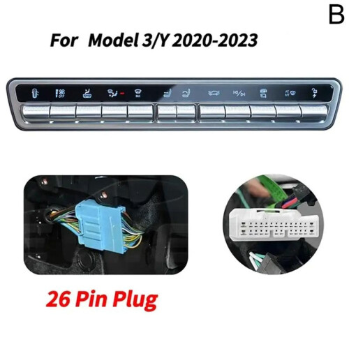 26/28 Pin Plug Screen  Physical Button for  Model 3/Y Modification and Upgrade Central Control Physical Button 2