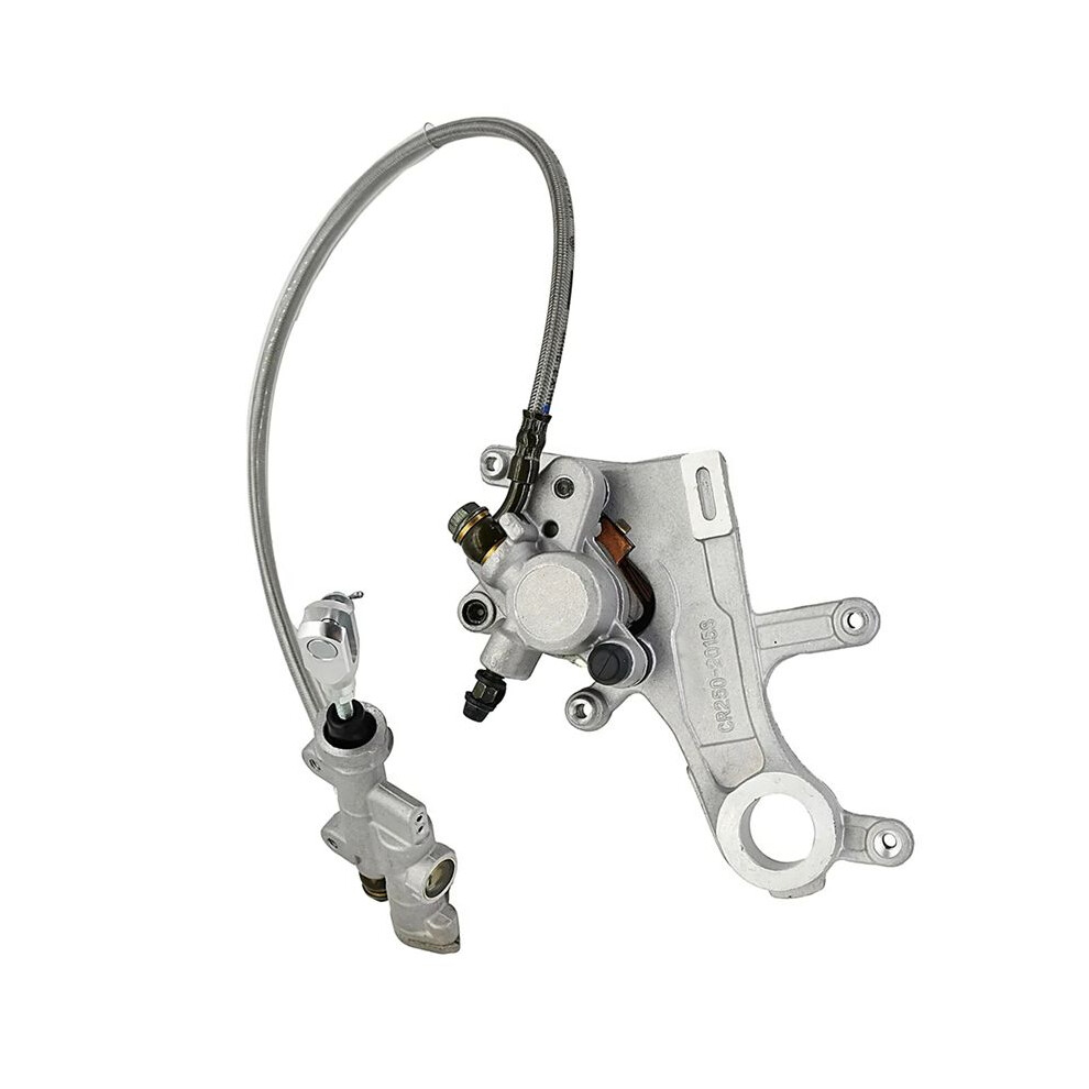 Motorcycle Rear Brake Caliper Master Cylinder Pump W/Oil Hose For Cr125r Cr250r Crf250r Crf450r 2002-2019 6131797836115