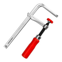 Abrazadera de Riel Guía con Brazo de Acción de Tornillo Accesorio Completo de Abrazadera de Riel Guía con Manejar de Madera de 120 mm con Brazo de