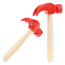 Wooden Hammer Toy Set for Kids Twin Pack Durable Wooden Pretend Play Maintenance Tools