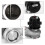 Turbo Esterno Wastegate con Flangia Vband Nera da 60 mm per  Auto Universali per  per 3