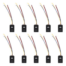10Pcs 33X22mm 12V LED Illuminated /Off for Landcruiser Yaris RAV4 Black
