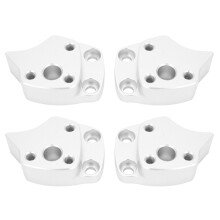2 set Riser Manubrio 25mm per FJR1300 FJR 1300 2001-2005 Riser Manubrio Argento Accessori Moto Parti