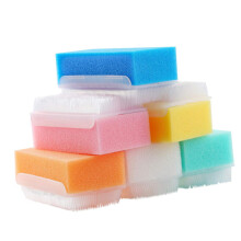 Portable Baby Bath Sensory Brush Wheat Bags Microwaveable Neck Shoulder Baby Cleaning Supplies
