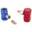 Car AC High/Low Side R1234YF Quick Couplers Adapters Conversion Kit with Manual Couplers 9