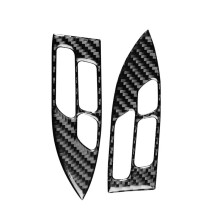 För TSX 2004-2008 Kolfiber Car Rat Button Trim Dekaler Inredningstillbehör