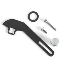 Aluminiumlegering Zender Stuurwiel Trigger Bedieningsadapter met Één Hand voor NB4 NB4+ NB4 PRO Zwart