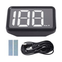 X1 HUD-Display GPS-Snelheidsmeter Rijervaring USB-Voeding Veelzijdige Plaatsingsopties voor Motorfietsen Alle Auto'S