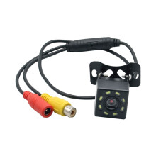 Cámara de Visión Trasera para Coche, Gran Angular, HD, Video de Visión Trasera, Cámara de Marcha Atrás, 8 LED, Visión Nocturna, Cámara de