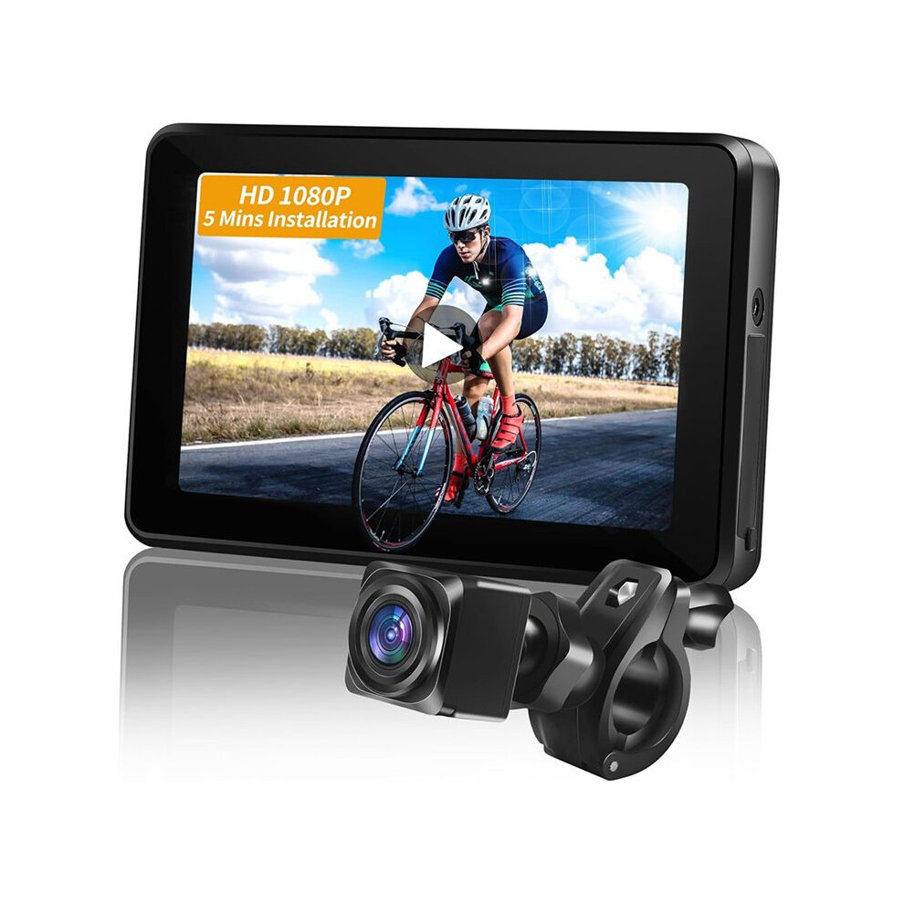 1080P Bike Recorder Camera Portable Night Vision Bicycle Rear View Camera 4.3 Inch Monitor For Mountain,Road Bike,E-Bike 6132795441110