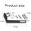 2PCS Metal Transmitter Steering Wheel Trigger One-Handed Control Adapter for  TRX4 Small MAXX UDR 6