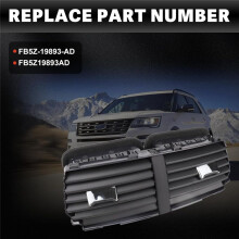 Center Dashboard Air Outlet Louver A/C Heater Vent for Explorer 2016-2019 FB5Z-19893-AD FB5Z19893AD Accessories