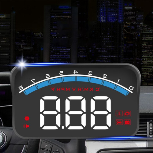 HUD   Display OBD2 Projector Car Digital Speedometer Water Temperature Display Car Accessories 1