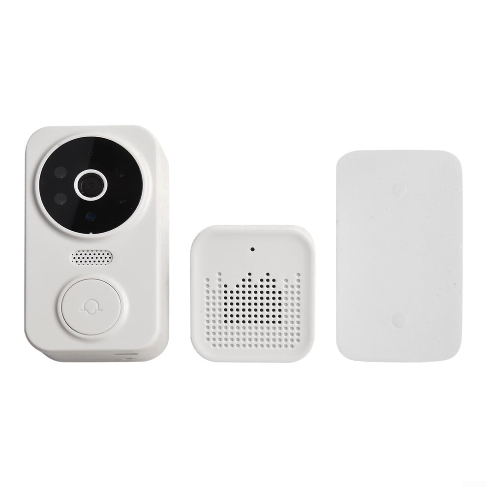 Smart Wireless Video Doorbell With Twoway Audio, Motion Alerts, Night Vision, Weatherproof 9169991110318