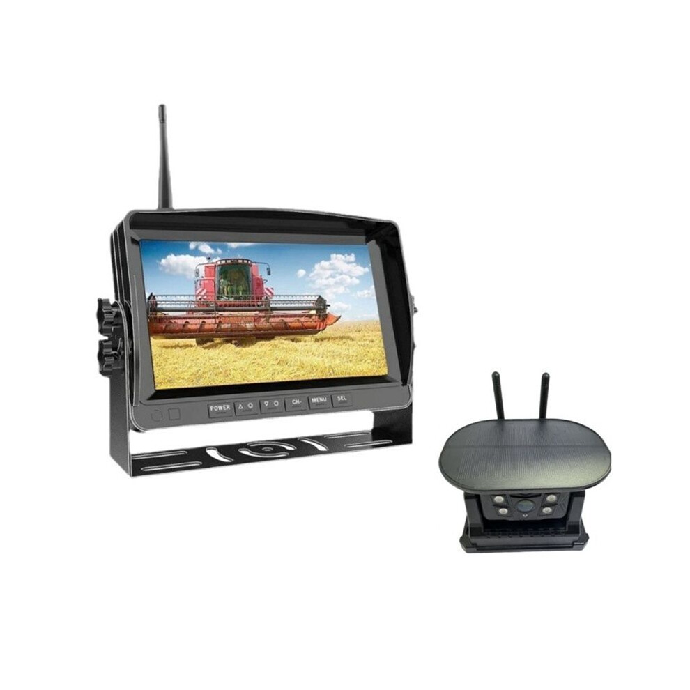 Wireless Magnetic Solar Backup Camera, 9Inch Car Monitor, Cameras Wireless System For Rvs Campers Trucks 6133495355677