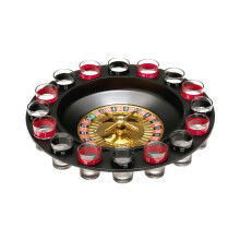 Roulette Shot Drinking Game Set 16 Glasses Wheel Casino Party Bar Game Gift Idea
