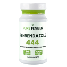 Fenbendazol (Fenben) 444 mg | >99,90% Pur | Verificat în Laborator | 120 Unități