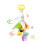 Baby Stroller Rattle Toy Banana Plush with 1