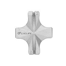 CYCLIFE la Llave de Radios de Bicicleta Avanzada Es Adecuada para Herramientas de Bicicleta de Ajuste de Anillo Trenzado de Alambre de Alta