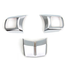 for Compass Cherokee 2011+ Car Interior Steering Wheel Decoration Cover Trim Frame Stickers