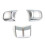 För    Compass Cherokee 2011+ Bilinteriör Rattdekoration Cover Trim Ramdekaler 1