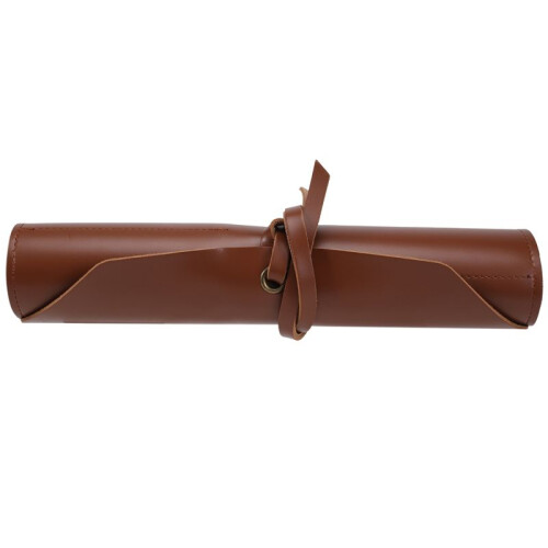 Leather Tool Roll, Leather Tool Kit Storage Bag, Multi Functional Leather Kit Bag Bicycle Repair Tool Kit Bag 1