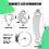2 Set Universal Torque Arm Conversion Kit Fit for Electric Bicycle E-Bike Front or Rear 7