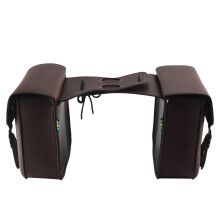 Bolsa Retro para Portabicicletas, Portabicicletas Trasero de Cuero, Bolsas para Bicicleta, Robusta Tija de SillíN Trasero para Accesorios de
