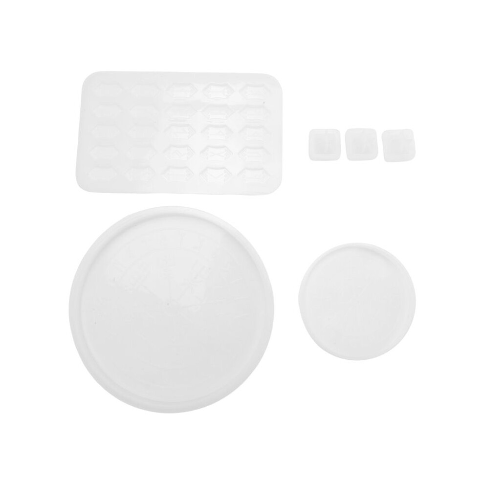 Rune Set Mold, Divination Runes Resin Mold, Rune Compass Silicone Mold, Rune Coaster Tray Mold, Runes Dnd Dice Mold 4713775841957