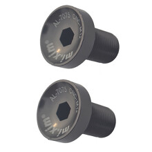 Mi.Xim 2 Stuks Fiets Trapas M12 Crankstel Schroef MTB Racefiets Crankstel Crankarm Bevestigingsbouten Fiets Schroeven Zwart