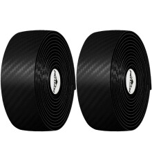MOTSUV Road Bike Handlebar Tape Carbon Bicycle Bar Tape Damping Anti-Vibration +2 Bar Plug Cycling Accessories Black