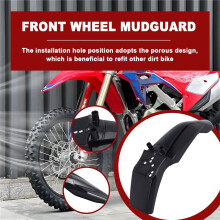 Motorcycle Plastic Kit Front Mudguard for 50 SX 2016-2019 Dirt Pit Bike Taotao DB20 (BLACK)