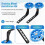 Rodas de Treinamento Infantis para Bicicleta de 20 Polegadas Rodas de Treinamento de Bicicleta Flash Rodas de Treinamento de Bicicleta com 5