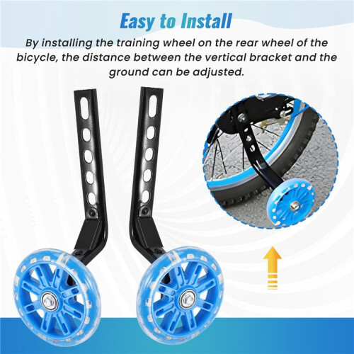 Rodas de Treinamento Infantis para Bicicleta de 20 Polegadas Rodas de Treinamento de Bicicleta Flash Rodas de Treinamento de Bicicleta com