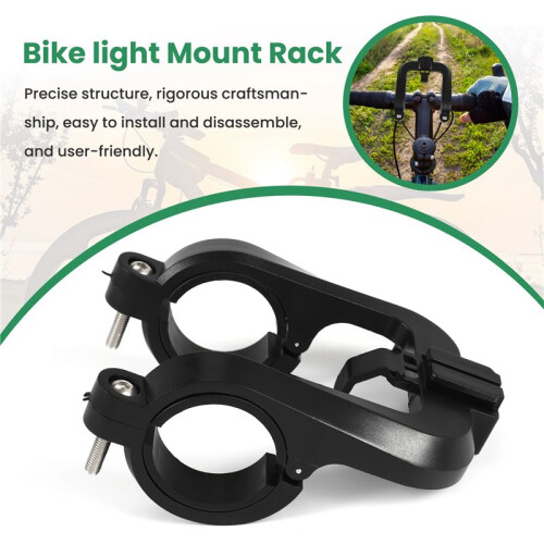 Bicycle Light Holder Mount Bike Headlight Extension Bracket Stand MTB Headlight Handlebar Central Mount 2