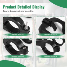 Bicycle Light Holder Mount Bike Headlight Extension Bracket Stand MTB Headlight Handlebar Central Mount