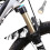 Bicycle Reflective  Ultra-Thin Front Fork Simple Rain  Mountain Bike Mudguard Cycling Rain Shield  A 4