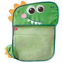 Bath Toy Storage Bag with Quick Drying Mesh, Dinosaur Organizer for Kids, Beach Toy Pouch