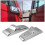 1 Pair Car Door Mirror Brackets Left Right Rearview Mirror Frame for Freightliner Century 3