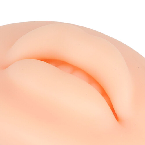 Soft Touch 3D Silikon Fake Lippen für Microblading-Training, Helle Hautfarbe 2