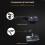 LED Display Connector 810 for Electric Bicycle Cycling Speed Meter Connect Ebike Headlight and LED Controller,Waterproof 3