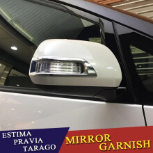 Car Rear View Mirror Cover Side Wing Mirror Decorative Cover Trim Car Accessories for Estima Previa Tarago Sienna