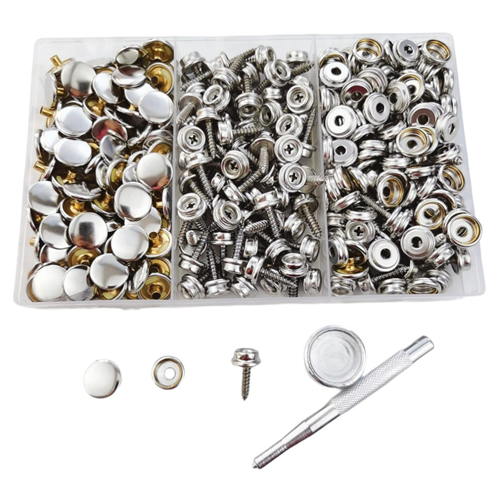 100Pcs 15Mm Boat Cover Canvas Stainless Steel Snap Fastener Clip Awning Button Rivet Marine Hardware Accessories 6033725941963