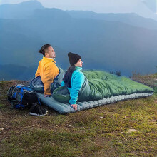Saco de Dormir para Acampar Ultraligero Impermeable 4 Estaciones CáLido Saco de Dormir para Mochileros para Viajes Al Aire Libre Senderismo 0.95KG A