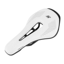 WILDSIDE Triathlon TT Sadel för Road Mtb Cykel CykelsäTe Herr Timetrial Mountain Bike Sadel Race Sillin Bicicleta, Vit