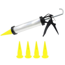 Fishing Sausage Maker Bait Fishing Boilie Making Tool with 4pcs Silicone Spare Nozzles Fishing Lure Accessories