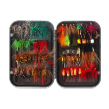 Mixed Fly Hook Set Decoration Set Fly Hook Decoration Belt Hook Mixed Set Fly Hook for Fly Fishing Trout Fly Bait 68PCS